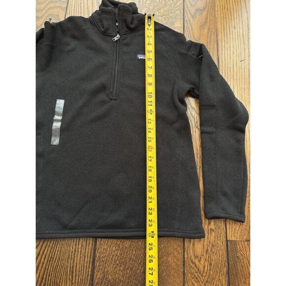 Patagonia Women's Better Sweater 1/4 Zip Pullover Size XS Black New With Tags - Picture 3 of 5